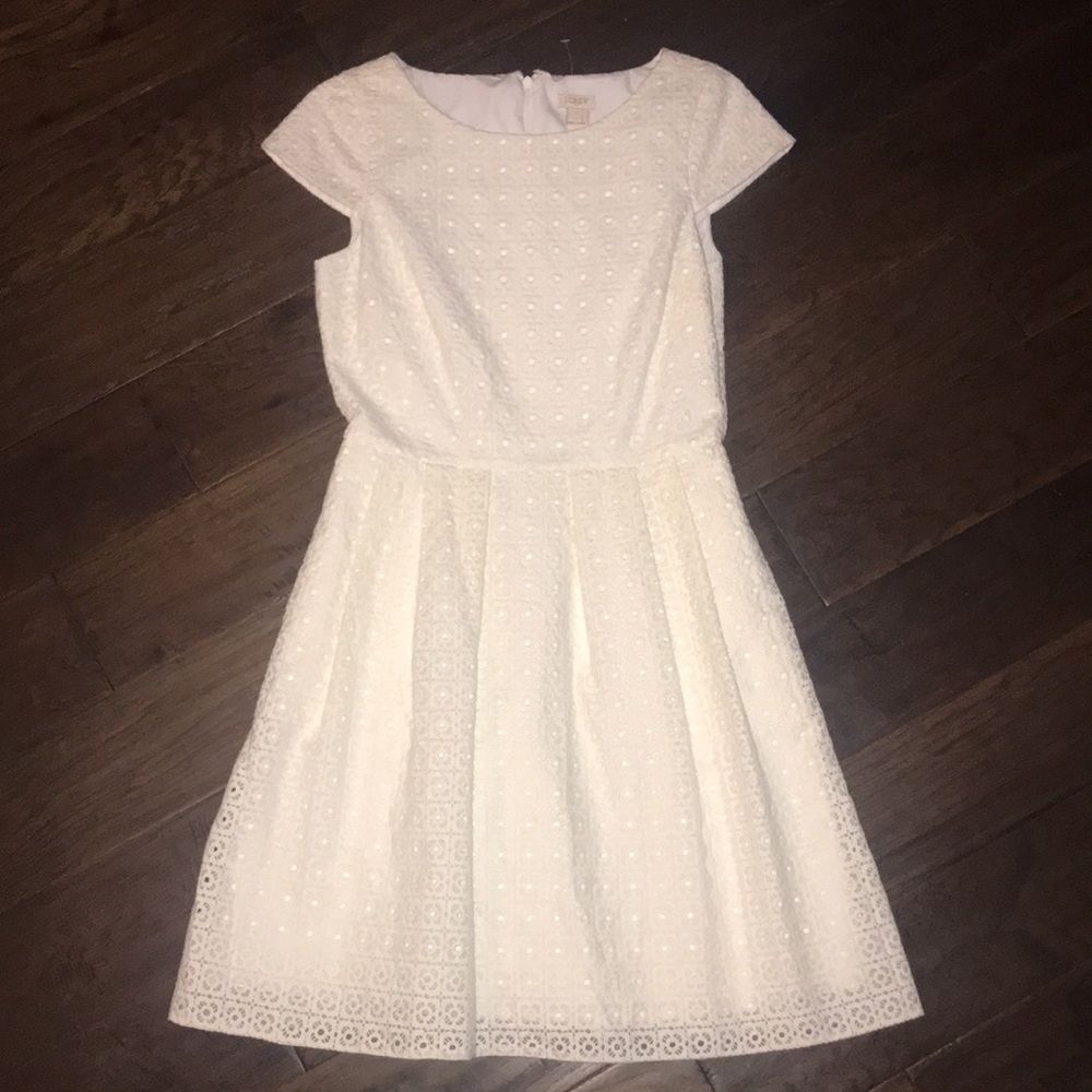 J. Crew Eyelet Dress